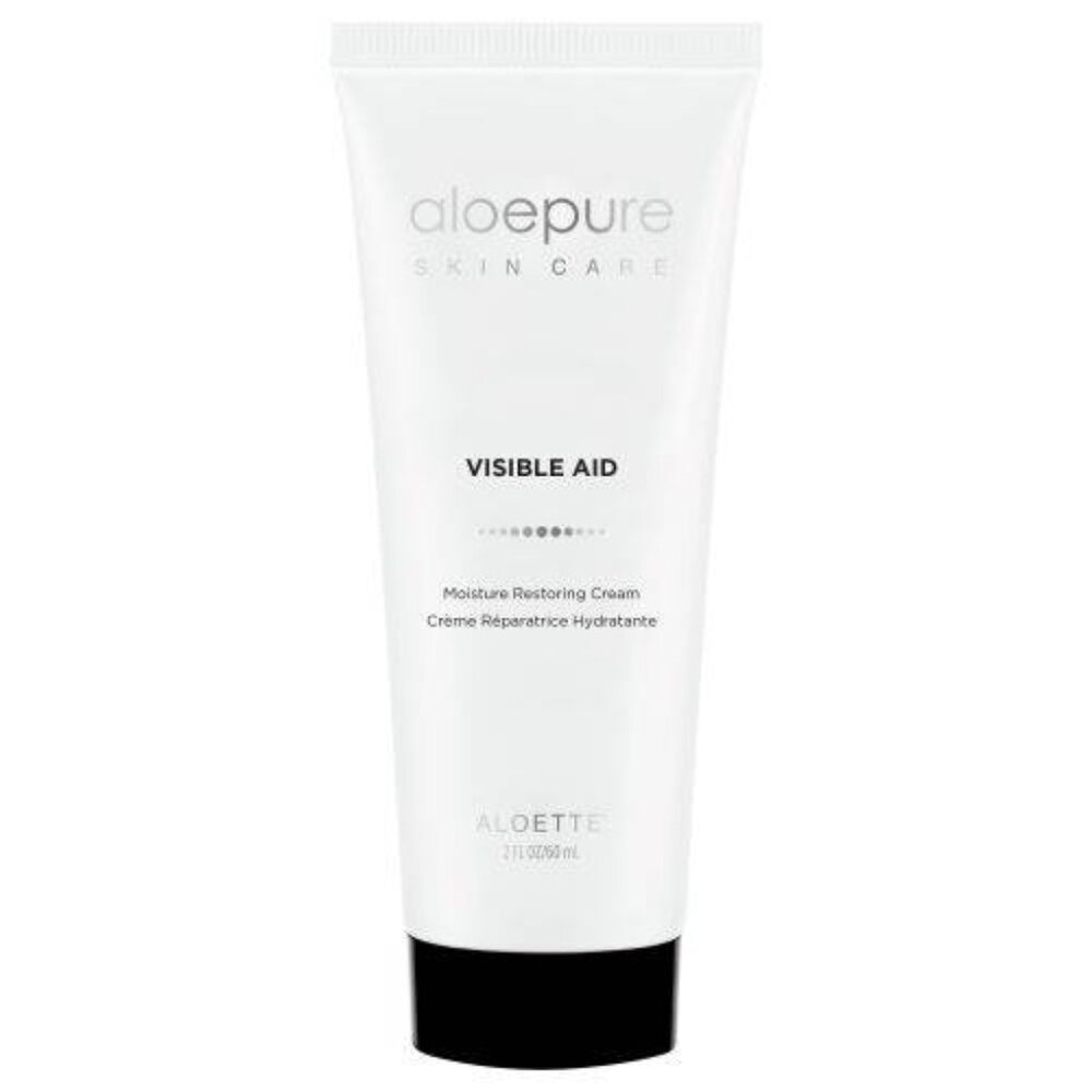 Aloette Visible Aid Skin Restoring Cream - targeted relief from sunburns, insect